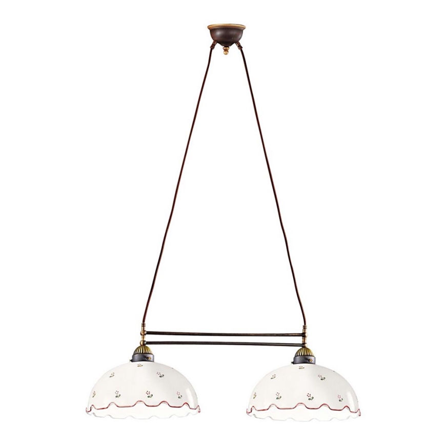Kolarz 731.82.71 - Chandelier on a string NONNA 2xE27/75W/230V