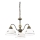 Kolarz 731.83.133 - Chandelier on a chain NONNA 3xE27/75W/230V deer grey