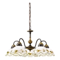 Kolarz 731.85.110 - NONNA Chain-Hung Chandelier 5xE27/75W/230V, Wine