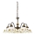 Kolarz 731.85.110 - NONNA Chain-Hung Chandelier 5xE27/75W/230V, Wine