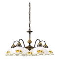 Kolarz 731.85.116 - NONNA chain-hung chandelier 5xE27/75W/230V lemons