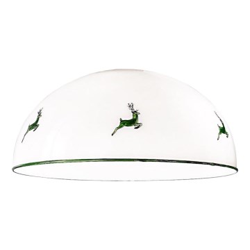 Kolarz 731.G101 - Replacement glass for NONNA chandelier E27, Ø 30 cm, deer green