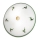 Kolarz 731.U12.4.100-Ceiling light NONNA 2xE14/60W/230V pr.32 cm green/brass
