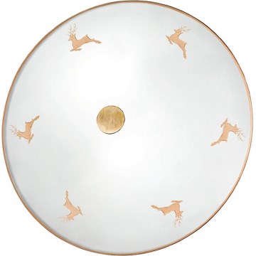 Kolarz 731.U12.4.150 - NONNA Wall Light 2xE14/60W/230V Ø 32 cm deer, rose gold
