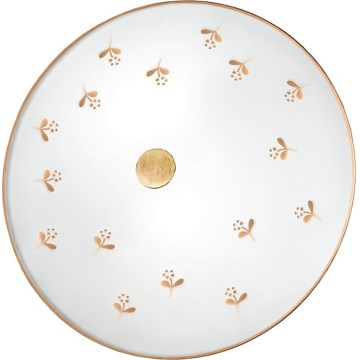 Kolarz 731.U12.4.160 - NONNA Wall Sconce 2xE14/60W/230V, Ø 32 cm, floral motifs, rose gold