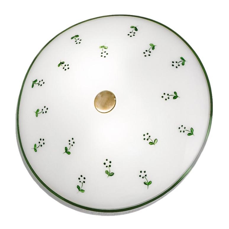 Kolarz 731.U12.4.21 - Ceiling light NONNA 2xE14/60W/230V d. 30 cm green