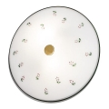 Kolarz 731.U12.4.70 - NONNA ceiling light 2xE14/60W/230V Ø 32 cm green/brass