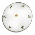 Kolarz 731.U13.4.100-Ceiling light NONNA 3xE27/60W/230V pr.42 cm green/brass