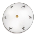 Kolarz 731.U13.4.133- Ceiling light NONNA 3xE27/60W/230V d. 42 cm grey/brass