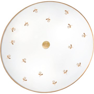 Kolarz 731.U13.4.160 - NONNA wall light 3xE27/60W/230V, Ø 42 cm, floral motif, rose gold