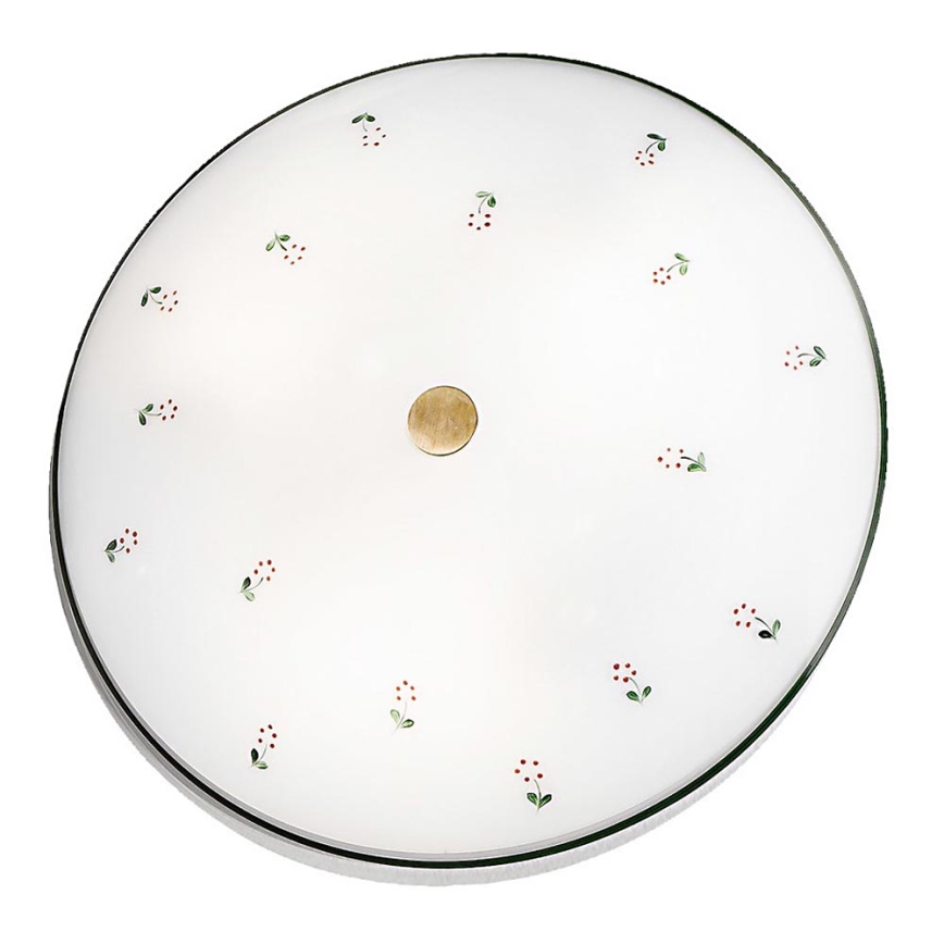 Kolarz 731.U13.4.70- Ceiling light NONNA 3xE27/60W/230V d. 42 cm green/brass