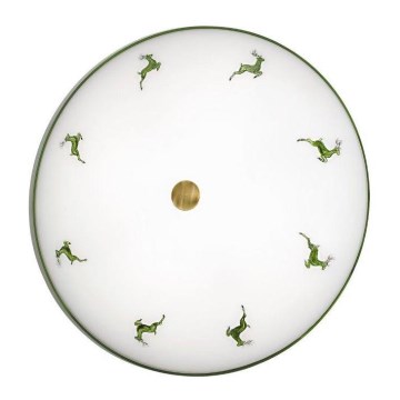 Kolarz 731.U14.4.100-Ceiling light NONNA 4xE27/60W/230V pr.54 cm green/brass