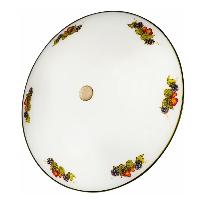 Kolarz 731.U14.4.113-Ceiling light NONNA 4xE27/60W/230V d. 54 cm grapes/strawberries