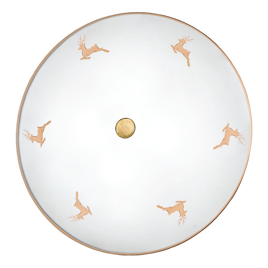 Kolarz 731.U14.4.150 - Wall sconce NONNA 4×E27/60W/230V, Ø 54 cm, antler rose gold