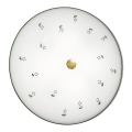 Kolarz 731.U14.4.21-Ceiling light NONNA 4xE27/60W/230V d. 54 cm green/brass