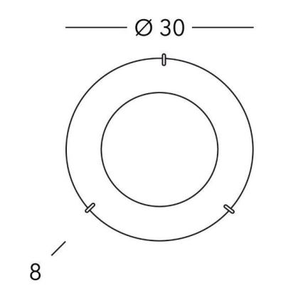 Kolarz A1306.11.3 - Ceiling light MOON 1xE27/60W/230V
