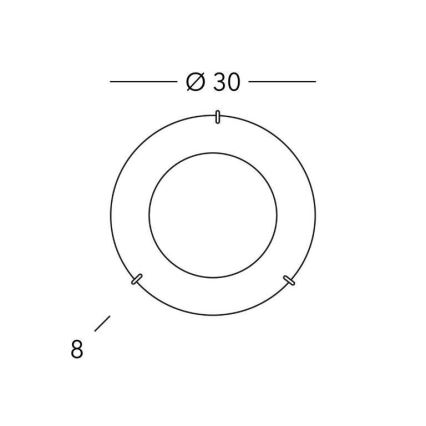 Kolarz A1306.11.5 - Ceiling light MOON 1xE27/60W/230V
