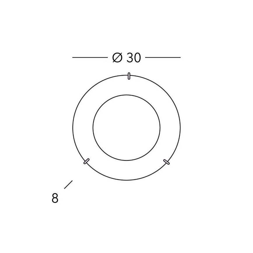 Kolarz A1306.11.5 - Ceiling light MOON 1xE27/60W/230V