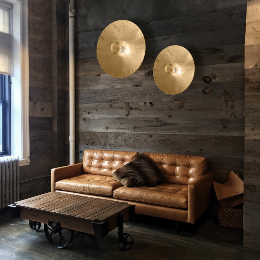 Kolarz A1306.61XL.3.SunAu - Wall light MOON 1xE27/100W/230V gold
