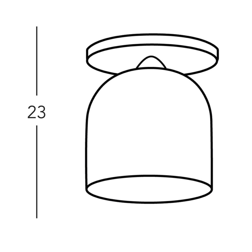Kolarz A1352.11.W - Surface-mounted chandelier NONNA 1xE27/60W/230V oak/white