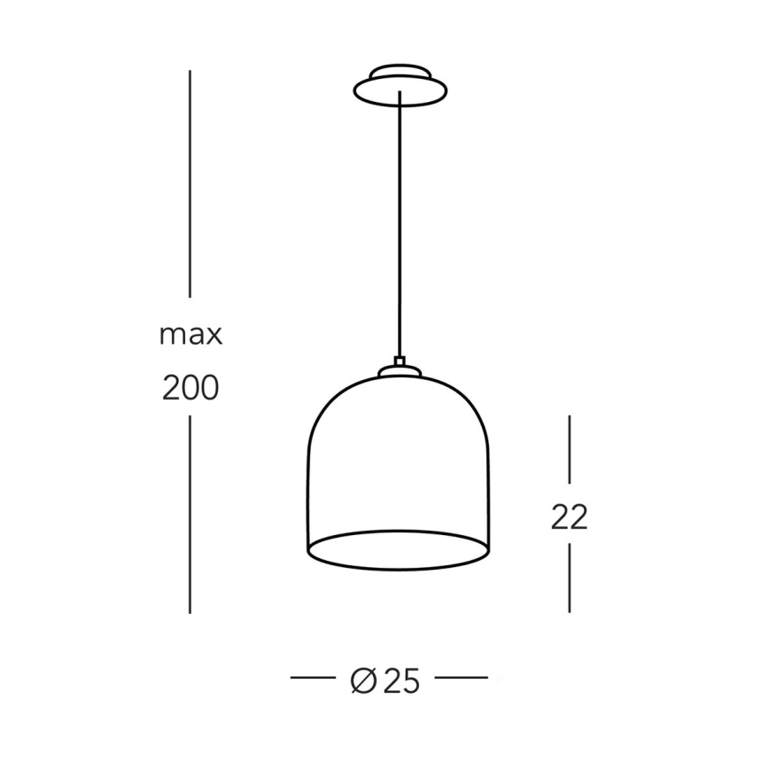 Kolarz A1352.31.G - Chandelier on a string NONNA 1xE27/60W/230V oak/white/green
