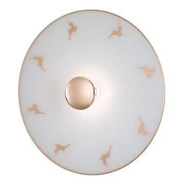 Kolarz A1353.61.XL.3.Au.100 - Wall light NONNA 1xE27/100W/230V deer 24K gold