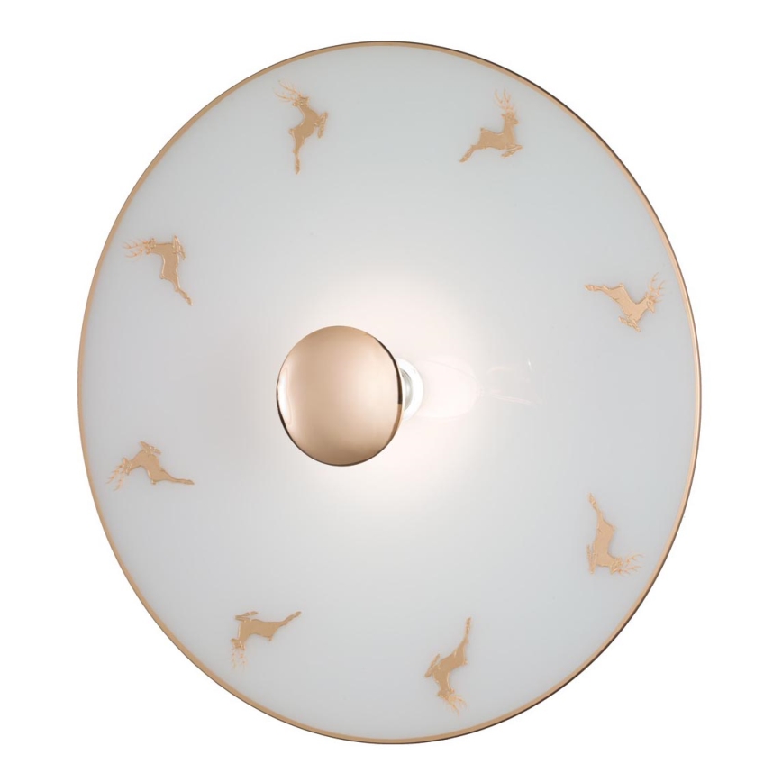 Kolarz A1353.61.XL.3.Au.100 - Wall light NONNA 1xE27/100W/230V deer 24K gold