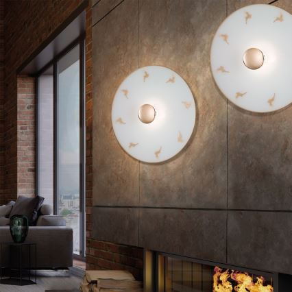 Kolarz A1353.61.XL.3.Au.100 - Wall light NONNA 1xE27/100W/230V deer 24K gold