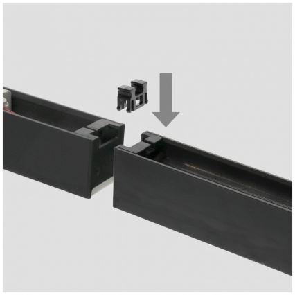 KOLINE LED Ceiling Light – Surface-Mounted or Pendant, 40W/230V, 3000/4000/6500K (Tunable White), 120 cm, Black