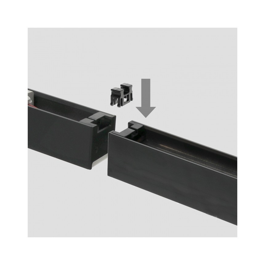 KOLINE LED Ceiling Light – Surface-Mounted or Pendant, 40W/230V, 3000/4000/6500K (Tunable White), 120 cm, Black
