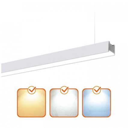 LED Ceiling surface-mounted/pendant light KOLINE LED/40W/230V 3000/4000/6500K 120 cm White