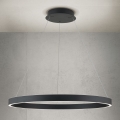 KOLK LED Dimmable Cable Pendant Light LED/80W/230V 2700/3000/4000K Ø 80 cm Black
