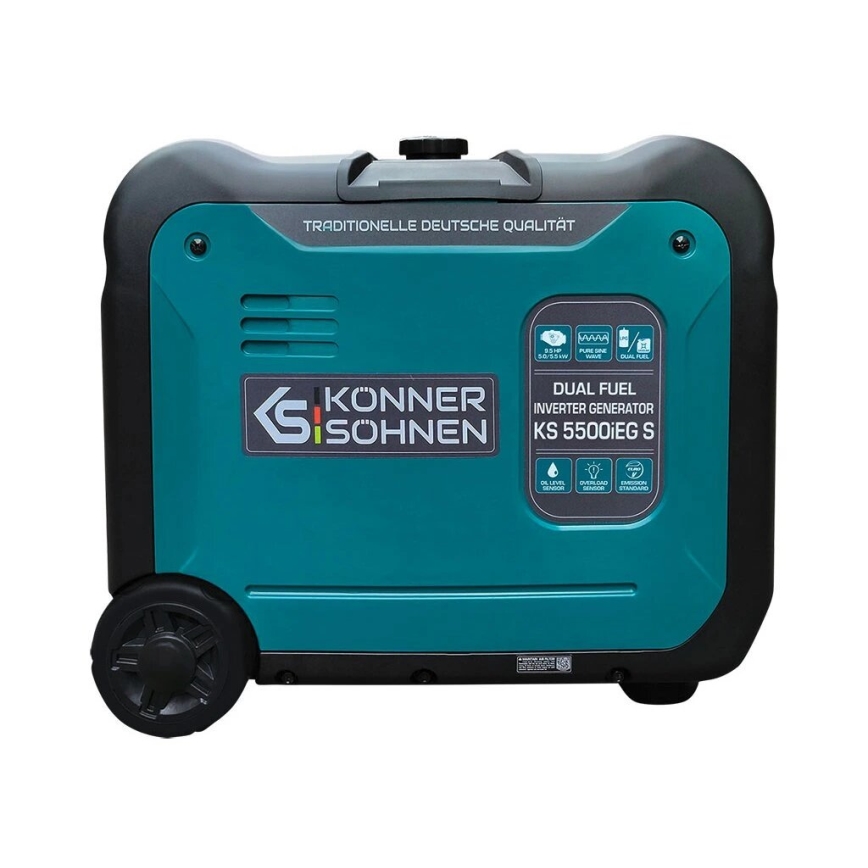 Könner & Söhnen 13046 - Gas and petrol inverter electric generator KS 5500iEG S 5500W