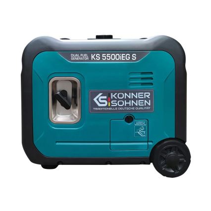 Könner & Söhnen 13046 - Gas and petrol inverter electric generator KS 5500iEG S 5500W