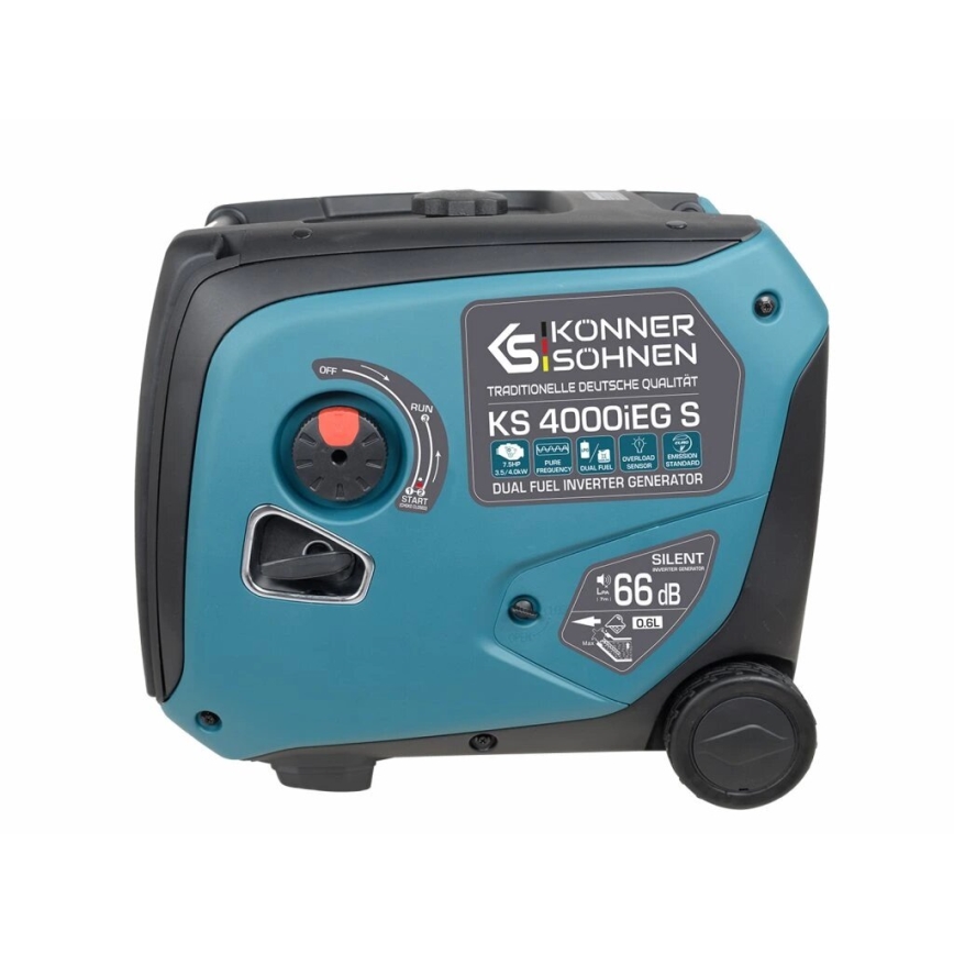 Könner & Söhnen 5106 - Gas and petrol inverter electric generator KS 4000iEG S 4000W