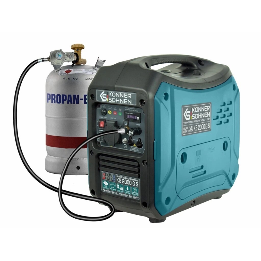 Könner & Söhnen KS7869 - Gas and petrol inverter electric generator KS 2000iG S 2000W