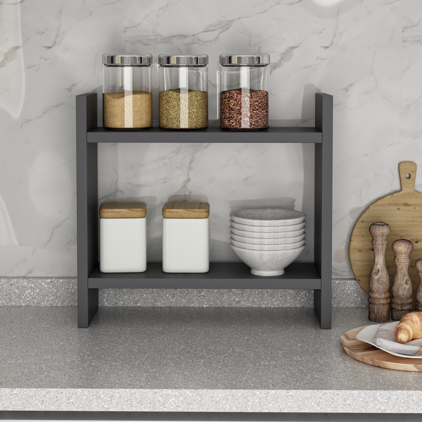 KOREN Anthracite Shelf