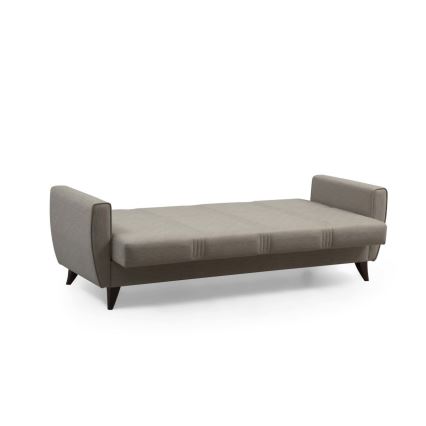 KORFU 3-seater sofa bed, beige