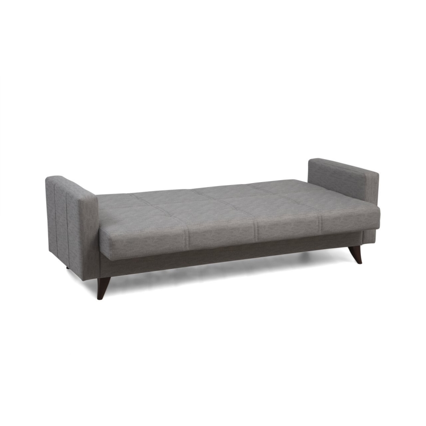 KORFU 3-seater sofa bed, light grey