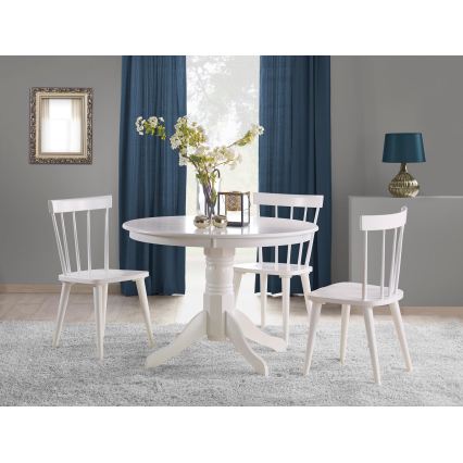 KOTI Dining Table, Ø 106 cm, White