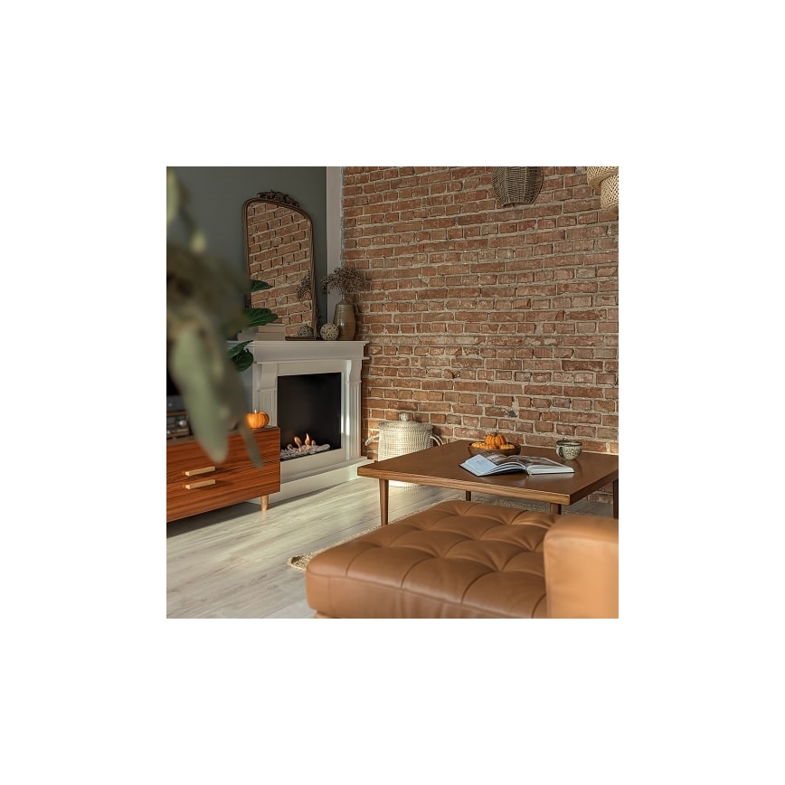 Kratki - BIO fireplace 97,9x115 cm 3kW white