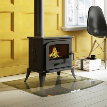 Kratki - Cast-iron fireplace 5kW 130mm