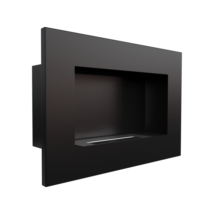 Kratki - Built-in BIO fireplace 40x60 cm 2kW black