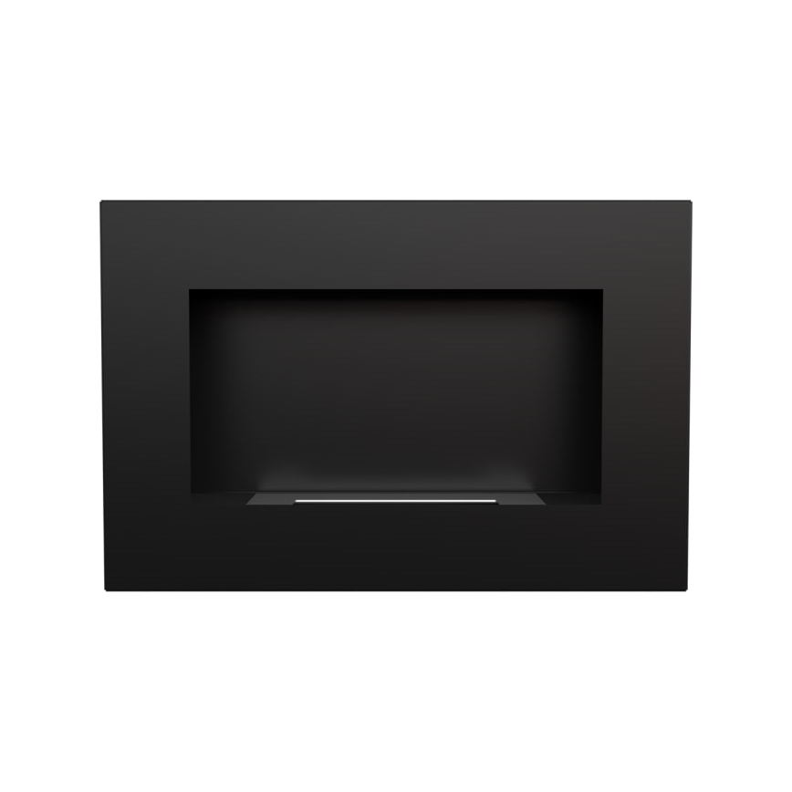 Kratki - Built-in BIO fireplace 40x60 cm 2kW black