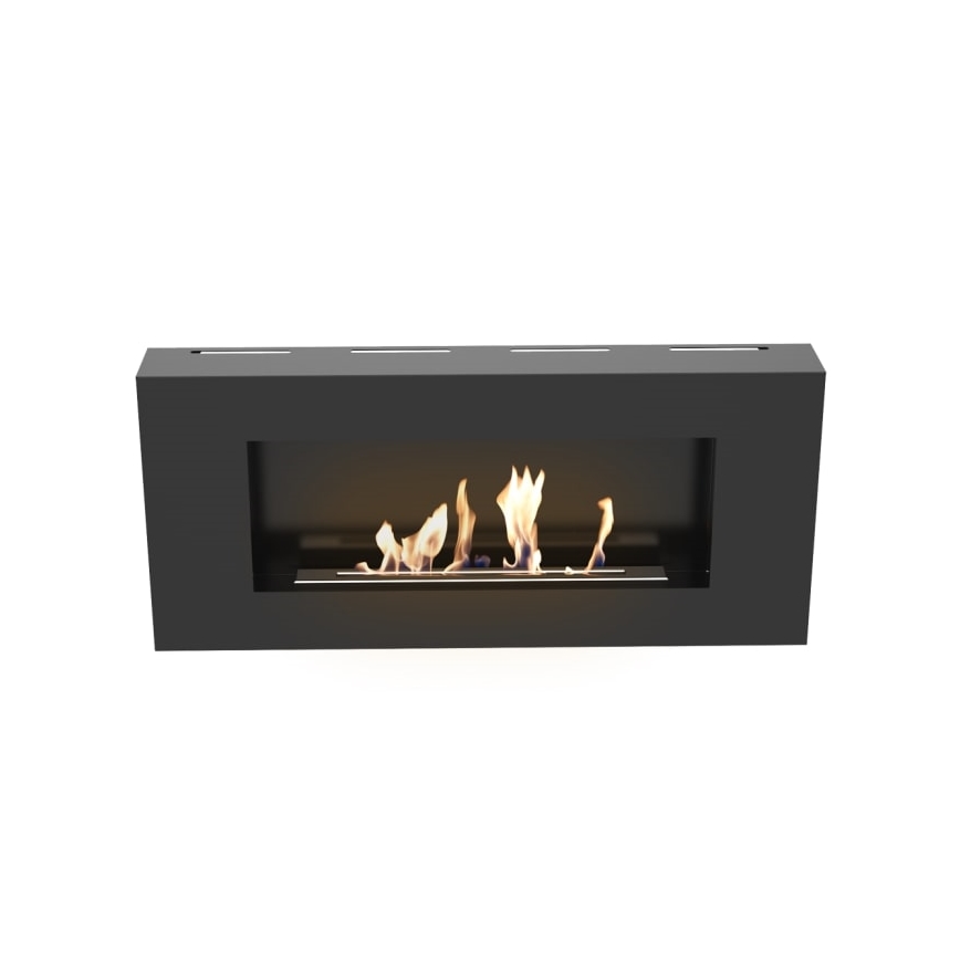 Kratki - Wall BIO fireplace 40x90 cm 1,5kW black