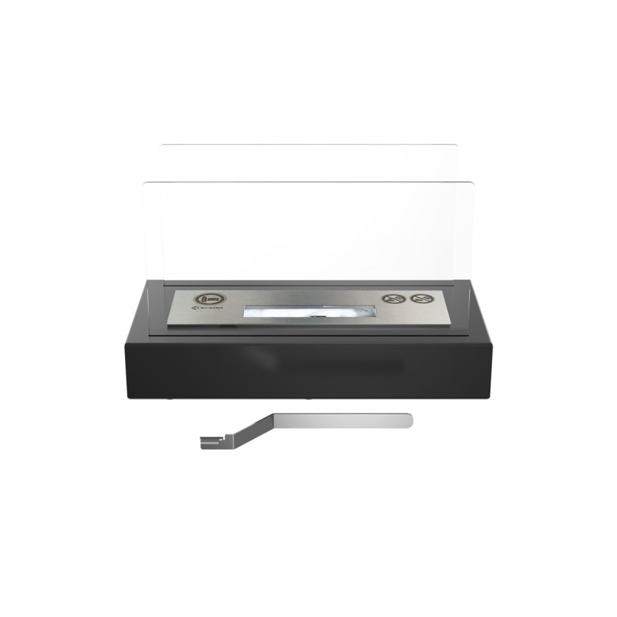 Kratki - BIO fireplace 21,8x35,4 cm 1kW black