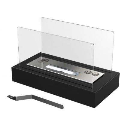 Kratki - BIO fireplace 21,8x35,4 cm 1kW black