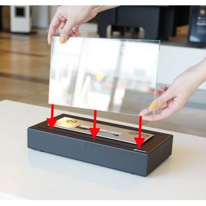 Kratki - BIO fireplace 21,8x35,4 cm 1kW black