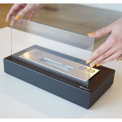 Kratki - BIO fireplace 21,8x35,4 cm 1kW black