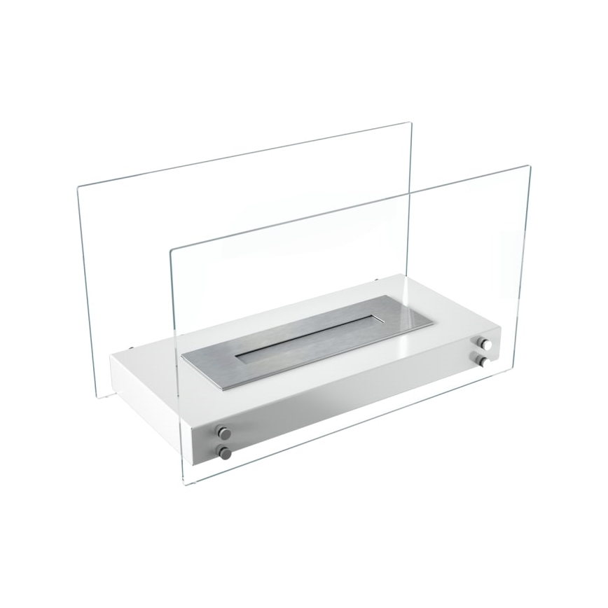 Kratki - BIO fireplace 40,2x70 cm 2kW white